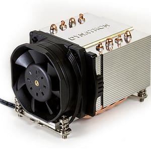 Inter-Tech A-24 Processeur Cooler 6 cm Alluminio, Nero – nuovo