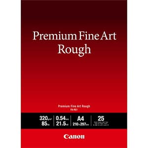 Canon A4 Premium Textured Fine Art Paper FA-RG1, 25 fogli – nuovo