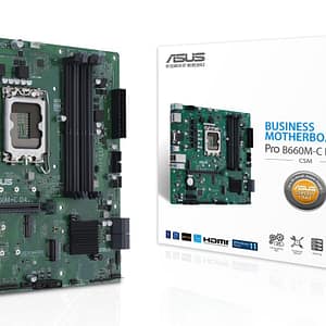ASUS PRO B660M-C D4-CSM Intel B660 LGA 1700 micro ATX – nuovo