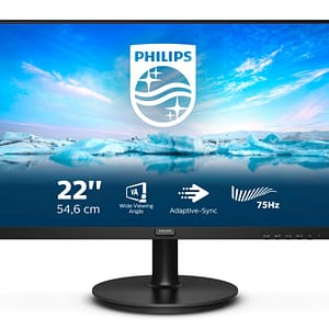 Philips V Line 222V8LA/00 PC a schermo piatto 54,6 cm (21,5 ) 1920 x 1080 pixel Full HD LCD Nero – nuovo