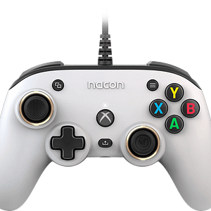 Controller cablato Nacon Pro Compact per la serie Xbox Bianco – nuovo
