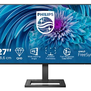 Philips E Line 275E2FAE/00 PC a schermo piatto 68,6 cm (27 ) 2560 x 1440 pixel 4K Ultra HD LED Nero – nuovo