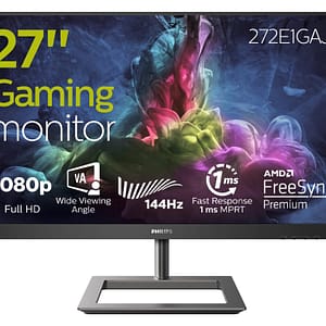 Philips E Line 272E1GAJ/00 display PC a schermo piatto 68,6 cm (27 ) 1920 x 1080 pixel Full HD LCD Nero, Cromo – nuovo