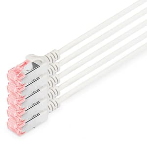 Digitus Cavo di collegamento fine CAT 6 U/FTP, 5 pezzi – nuovo