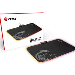 MSI AGILITY GD60 Tappetino per mouse da gioco nero, grigio – nuovo