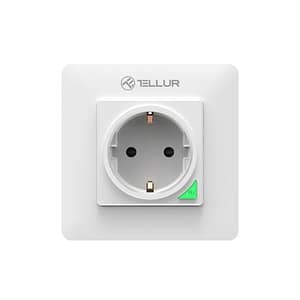 Presa a muro Tellur WiFi, 3000W, 16A, bianco – nuovo