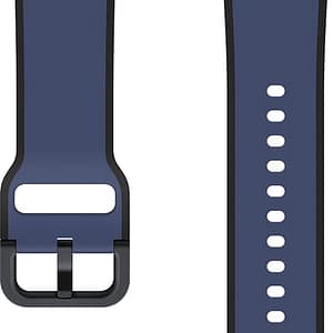 Cinturino sportivo bicolore per G Watch Series 4/4 Classic/5/5 Pro/6/6 Classic 115 mm, S/M Navy Blue Samsung – nuovo