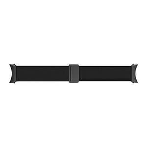 Cinturino sportivo bicolore per G Watch Series 4/4 Classic/5/5 Pro/6/6 Classic 20 mm, M/L Nero Samsung – nuovo