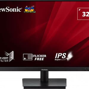ViewSonic VA3209-MH – Monitor LED – 32  (31,5  visualizzabile) – 1920 x 1080 Full HD (1080p) @ 75 Hz – IPS – 250 cd/m2 – 1200: – nuovo