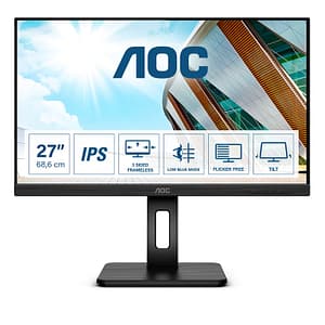 AOC P2 Q27P2Q Display LED 68,6 cm (27 ) 2560 x 1440 pixel Quad HD Nero – nuovo