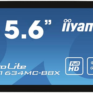 iiyama ProLite TF1634MC-B8X 39,6 cm (15,6 ) 1920 x 1080 pixel Full HD LED Touchscreen Multi-User Flat Panel PC Monitor Nero – nuovo