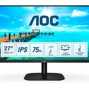 AOC B2 27B2DA Display LED 68,6 cm (27 ) 1920 x 1080 pixel Full HD Nero – nuovo