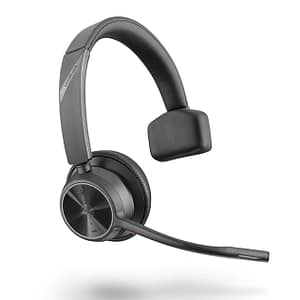 POLY Voyager 4310 UC Cuffie ad archetto con e senza fili per ufficio/centro chiamate USB Type-C Bluetooth Nero – nuovo