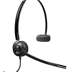 POLY EncorePro HW540 Cuffia cablata Ganci per orecchio, archetto, Minerve Desktop/Call Center Nero – nuovo