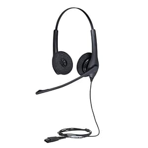 Jabra Biz 1500 Duo QD Cuffie a filo per ufficio/centro chiamate Bluetooth Nero – nuovo