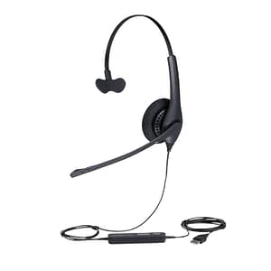 Jabra Biz 1500 Mono USB Corded Headband Office/Call Centre Bluetooth Nero – nuovo