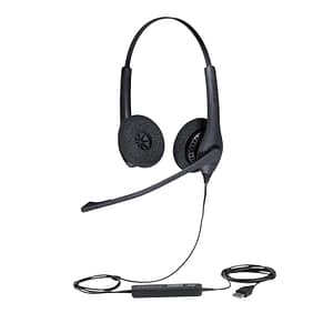 Jabra Biz 1500 Duo USB Cuffie ad archetto cablate Desktop/Centro chiamate USB Type-A Bluetooth Nero – nuovo