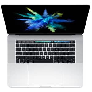 MacBook Pro Core i7 (2016) 15,4′, 2,6 GHz 256 GB 16 GB AMD Radeon Pro 450, Argento – QWERTY – Portoghese – Ricondizionato – Buono stato