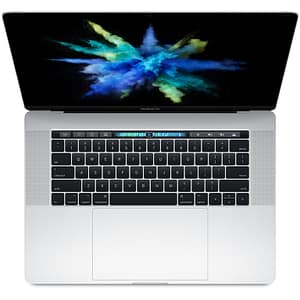 MacBook Pro Core i7 (2017) 15,4′, 3,1 GHz 512 GB 16 GB AMD Radeon Pro 560, Argento – Portoghese QWERTY – Ricondizionato – Buono stato