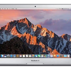 MacBook Air Core i5 (2017) 13,3′, 1,8 GHz 128 GB 8 GB Intel HD Graphics 6000, Argento – QWERTY Italiano – Ricondizionato – Buono stato