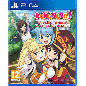 KonoSuba Benedizione di Dio su questo mondo meraviglioso Amore per questi abiti di desiderio PS4 – nuovo