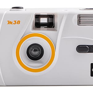 KODAK – Fotocamera ricaricabile KODAK M38-35mm, obiettivo di alta qualità, flash incorporato, batteria AA – bianco – nuovo