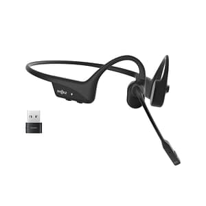 SHOKZ C110-AC-BK Auricolare senza fili con ganci per orecchio Desktop/Centro chiamate USB Type-C Bluetooth Nero – nuovo