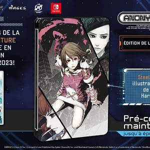 Codice Anonimo SteelBook Edizione di lancio Nintendo SWITCH – nuovo