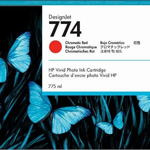 HP 774 DesignJet Rosso cromatico 775 ml Cartuccia d’inchiostro – nuovo