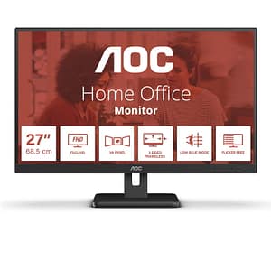 Monitor PC a schermo piatto AOC 27E3UM 68,6 cm (27 ) 1920 x 1080 pixel Full HD Nero – nuovo