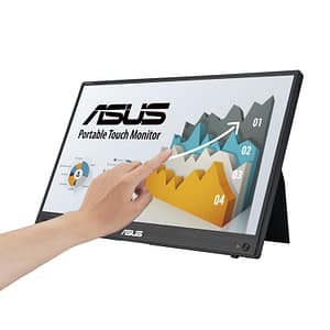 ASUS ZenScreen MB16AHT 39,6 cm (15.6 ) 1920 x 1080 pixel Full HD Flat Panel PC Touchscreen Nero – nuovo
