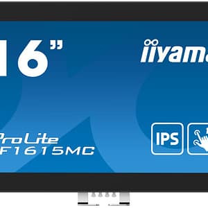iiyama ProLite TF1615MC-B1 39,6 cm (15.6 ) 1920 x 1080 pixel Full HD Flat Panel PC Touch Screen Nero – nuovo