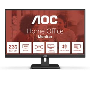 Monitor PC a schermo piatto AOC 24E3UM 61 cm (24 ) 1920 x 1080 pixel Full HD Nero – nuovo