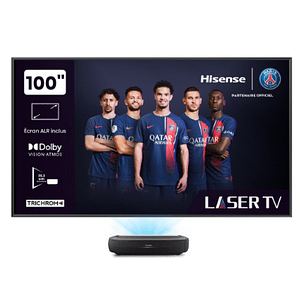 Proiettore TV Hisense 100L9HD Proiettore a tiro ultra corto 3000 ANSI lumen DLP 2160p (3840×2160) Nero – nuovo