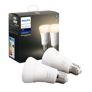 Confezione da 2 lampadine Philips Hue White – Bluetooth – E27 – 9,5 W – nuovo