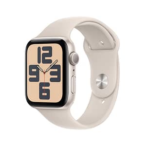 Apple Watch SE OLED 44 mm Digitale 368 x 448 pixel Touchscreen Beige Wifi GPS (satellite), S/M – nuovo