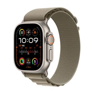 Watch Ultra 2 GPS + Cellular, cassa in titanio da 49 mm con fibbia alpina, verde oliva – nuovo