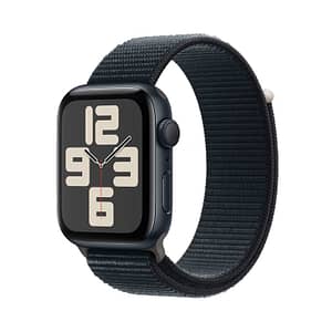 Apple Watch SE OLED 44 mm Digitale 368 x 448 pixel Touchscreen Nero Wifi GPS (satellite), anello sportivo, M/L – nuovo