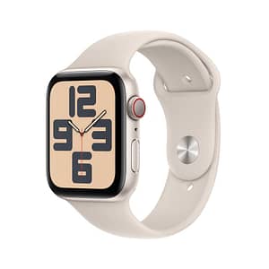 Apple Watch SE OLED 44 mm Digitale 368 x 448 pixel Touchscreen 4G Beige Wifi GPS (satellite), M/L – nuovo