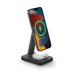 mophie 401309751 caricabatterie per dispositivi mobili Auricolare, smartphone nero Ricarica wireless di rete Ricarica rapida interna – nuovo