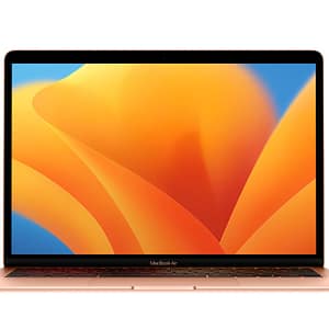 MacBook Air M1 (2020) 13,3′, 3,2 GHz 512 GB 16 GB GPU Apple 8, Oro – QWERTY – Spagnolo – Ricondizionato – Buono stato