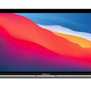 MacBook Air M1 (2020) 13,3′, 3,2 GHz 256 Go 8 Go Apple GPU 7, Argento – AZERTY -Ricondizionato – Ottime condizioni