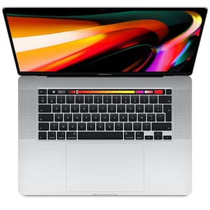 MacBook Pro Core i7 (2019) 16′, 2.6 GHz 1Tb 16Gb AMD Radeon Pro 5300M, Argento – QWERTY – Spagnolo -Ricondizionato – Ottime condizioni