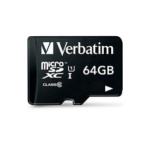 Scheda Micro SDHC Verbatim Tablette U1 da 64 GB con lettore USB – nuovo