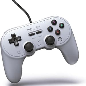 8Bitdo Pro 2 Grigio USB Joystick analogico/digitale Android, Nintendo Switch, Nintendo Switch Lite, PC, Tablet PC – nuovo