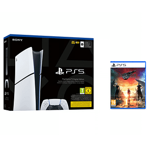 PS5 Slim & Final Fantasy VII Rebirth Pack – Console giochi PlayStation 5 Slim da 1 TB (digitale) – nuovo