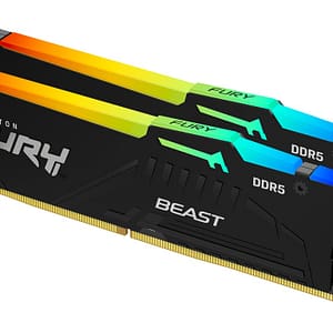 Tecnologia Kingston FURY Beast 16 GB 5600 MT/s DDR5 CL40 DIMM (set di 2) RGB – nuovo