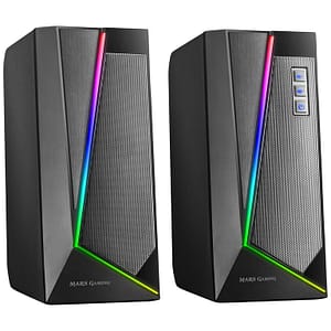 Mars Gaming MS7 altoparlante nero cablato e wireless 20 W – nuovo