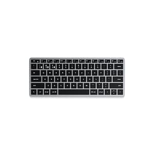 Satechi Slim X1 Tastiera da tavolo Bluetooth Tedesco QWERTZ Nero, Grigio – nuovo
