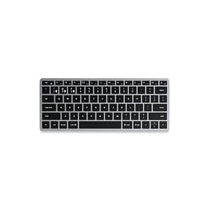 Satechi Slim X1 Tastiera da tavolo Bluetooth QWERTY Inglese Nero, Grigio – nuovo